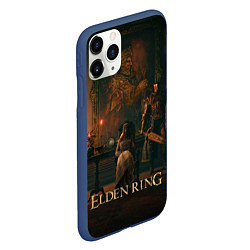 Чехол iPhone 11 Pro матовый Elden Ring - Королева, цвет: 3D-тёмно-синий — фото 2