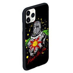 Чехол iPhone 11 Pro матовый Praise the Sun! Dark Souls, цвет: 3D-черный — фото 2