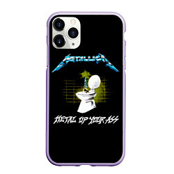 Чехол iPhone 11 Pro матовый Kill Em All - Metallica, цвет: 3D-светло-сиреневый