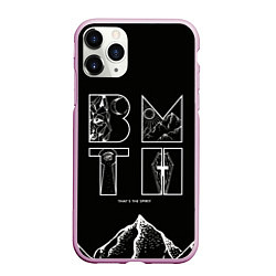 Чехол iPhone 11 Pro матовый Thats the spirit BMTH, цвет: 3D-розовый