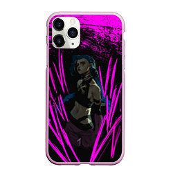 Чехол iPhone 11 Pro матовый Pink Jinx, цвет: 3D-розовый