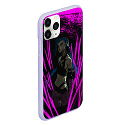 Чехол iPhone 11 Pro матовый Pink Jinx, цвет: 3D-светло-сиреневый — фото 2