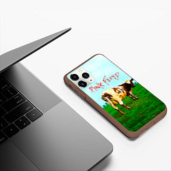 Чехол iPhone 11 Pro матовый Atom Heart Mother - Pink Floyd, цвет: 3D-коричневый — фото 2
