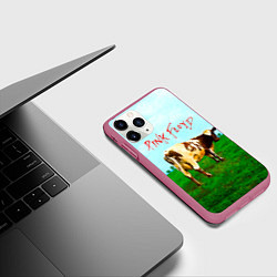 Чехол iPhone 11 Pro матовый Atom Heart Mother - Pink Floyd, цвет: 3D-малиновый — фото 2