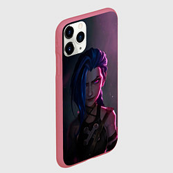 Чехол iPhone 11 Pro матовый Evil Jinx, цвет: 3D-малиновый — фото 2