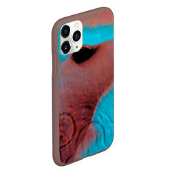 Чехол iPhone 11 Pro матовый Meddle - Pink Floyd, цвет: 3D-коричневый — фото 2