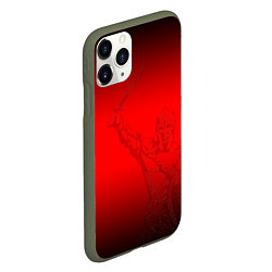 Чехол iPhone 11 Pro матовый Спартак Гладиатор Red Theme, цвет: 3D-темно-зеленый — фото 2