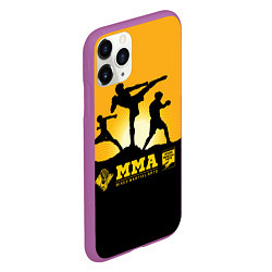 Чехол iPhone 11 Pro матовый ММА Mixed Martial Arts, цвет: 3D-фиолетовый — фото 2