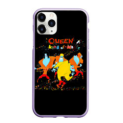 Чехол iPhone 11 Pro матовый A Kind of Magic - Queen, цвет: 3D-светло-сиреневый