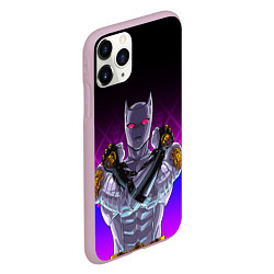 Чехол iPhone 11 Pro матовый JOJO KILLER QUEEN КОРОЛЕВА УБИЙЦА FIRE STYLE, цвет: 3D-розовый — фото 2