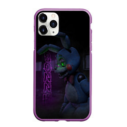 Чехол iPhone 11 Pro матовый BONNIE BROKEN, цвет: 3D-фиолетовый