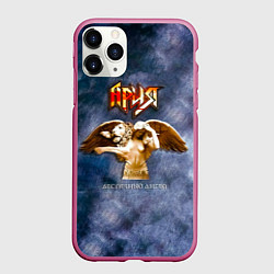 Чехол iPhone 11 Pro матовый Беспечный ангел - Ария, цвет: 3D-малиновый