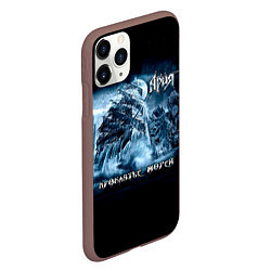 Чехол iPhone 11 Pro матовый Проклятье морей - Ария, цвет: 3D-коричневый — фото 2