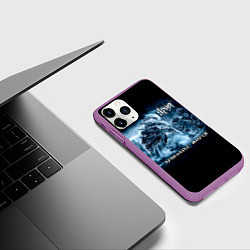 Чехол iPhone 11 Pro матовый Проклятье морей - Ария, цвет: 3D-фиолетовый — фото 2