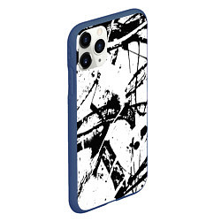 Чехол iPhone 11 Pro матовый GRUNGE TRIP, цвет: 3D-тёмно-синий — фото 2