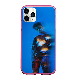 Чехол iPhone 11 Pro матовый Модный GONE Fludd, цвет: 3D-малиновый