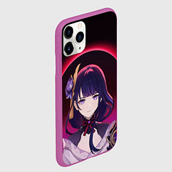Чехол iPhone 11 Pro матовый СЁГУН РАЙДЕН БААЛ, цвет: 3D-фиолетовый — фото 2