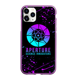 Чехол iPhone 11 Pro матовый PORTAL NEON ПОРТАЛ НЕОН, цвет: 3D-фиолетовый