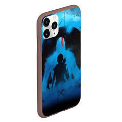 Чехол iPhone 11 Pro матовый БОГ ВОЙНЫ РАГНАРЁК GOD OF WAR, цвет: 3D-коричневый — фото 2