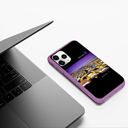 Чехол iPhone 11 Pro матовый A Momentary Lapse of Reason - Pink Floyd, цвет: 3D-фиолетовый — фото 2