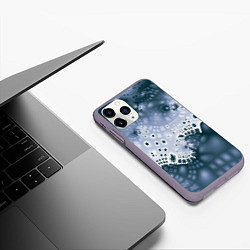 Чехол iPhone 11 Pro матовый Коллекция Journey Синий 592-1, цвет: 3D-серый — фото 2