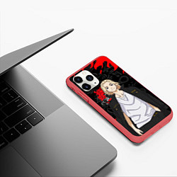 Чехол iPhone 11 Pro матовый ТОКИЙСКИЕ МСТИТЕЛИ, МАЙКИ MICKEY, цвет: 3D-красный — фото 2