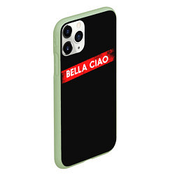 Чехол iPhone 11 Pro матовый BELLA CIAO БУМАЖНЫЙ ДОМ, цвет: 3D-салатовый — фото 2