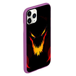 Чехол iPhone 11 Pro матовый DOTA 2 SHADOW FIEND ТЕНЬ ОГОНЬ, цвет: 3D-фиолетовый — фото 2