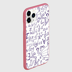Чехол iPhone 11 Pro матовый МАТЕМАТИЧЕСКИЕ ФОРМУЛЫ НАУКА, цвет: 3D-малиновый — фото 2