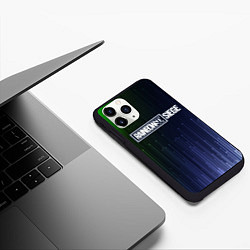 Чехол iPhone 11 Pro матовый RAINBOW SIX SIEGE Абстракция, цвет: 3D-черный — фото 2