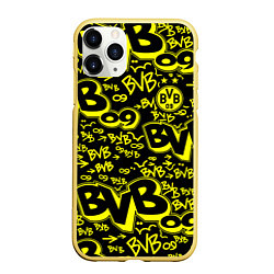 Чехол iPhone 11 Pro матовый BVB 09 - BORUSSIA Боруссия Дортмунд, цвет: 3D-желтый