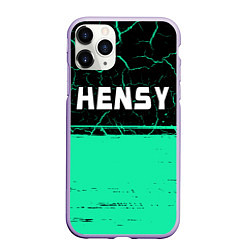 Чехол iPhone 11 Pro матовый Hensy - Краска, цвет: 3D-светло-сиреневый