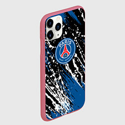 Чехол iPhone 11 Pro матовый PSG футбольный клуб, цвет: 3D-малиновый — фото 2