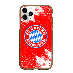 Чехол iPhone 11 Pro матовый НОВОГОДНИЙ BAYERN MUNCHEN СВИТЕР НОВОГОДНИЙ, цвет: 3D-коричневый