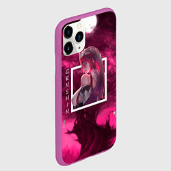 Чехол iPhone 11 Pro матовый Розария Rosaria, Genshin Impact Геншин импакт, цвет: 3D-фиолетовый — фото 2