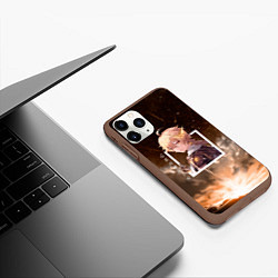 Чехол iPhone 11 Pro матовый Итэр Aether, Genshin Impact Геншин импакт, цвет: 3D-коричневый — фото 2
