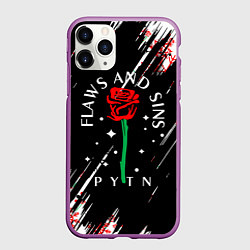 Чехол iPhone 11 Pro матовый Новогодний PAYTON MOORMEIE ТИКТОКЕР, цвет: 3D-фиолетовый