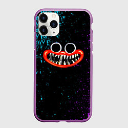 Чехол iPhone 11 Pro матовый POPPY PLAYTIME ПОППИ ПЛЕЙТАЙМ МОРДОЧКА ХАГГИ ВАГГИ, цвет: 3D-фиолетовый