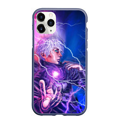 Чехол iPhone 11 Pro матовый Gojo Satoru Jujutsu Kaisen, цвет: 3D-серый