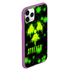 Чехол iPhone 11 Pro матовый НОВОГОДНИЙ СТАЛКЕР НОВЫЙ ГОД В STALKER 2022, цвет: 3D-фиолетовый — фото 2