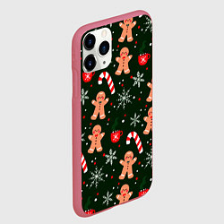 Чехол iPhone 11 Pro матовый НОВЫЙ ГОД 2022 АТМОСФЕРА, цвет: 3D-малиновый — фото 2