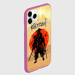 Чехол iPhone 11 Pro матовый KENSHI, цвет: 3D-фиолетовый — фото 2