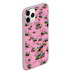 Чехол iPhone 11 Pro матовый Toca Boca logo pink Тока Бока, цвет: 3D-розовый — фото 2