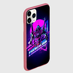 Чехол iPhone 11 Pro матовый Ева 01 - Neon Genesis Evangelion, цвет: 3D-малиновый — фото 2