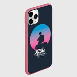 Чехол iPhone 11 Pro матовый To your Eternity Art, цвет: 3D-малиновый — фото 2