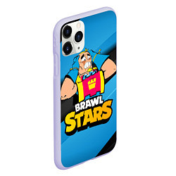 Чехол iPhone 11 Pro матовый GROM ART BRAWL STARS, цвет: 3D-светло-сиреневый — фото 2