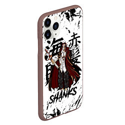 Чехол iPhone 11 Pro матовый SHANKS ONE PIECE, цвет: 3D-коричневый — фото 2