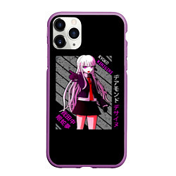 Чехол iPhone 11 Pro матовый Кёко Киригири - Danganronpa, цвет: 3D-фиолетовый