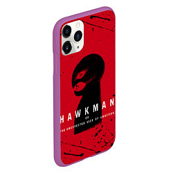 Чехол iPhone 11 Pro матовый HAWKMAN BERSERK, цвет: 3D-фиолетовый — фото 2