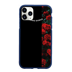 Чехол iPhone 11 Pro матовый Young guruz Молодой гуру, цвет: 3D-тёмно-синий